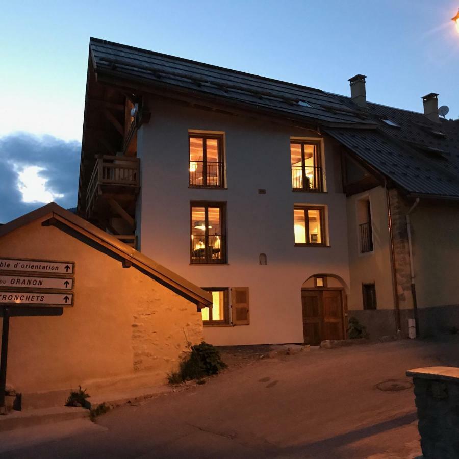 Le Gabion, luxueux appartement avec 10 couchages et sauna, Serre chevalier Vallée Saint-Chaffrey Exterior foto