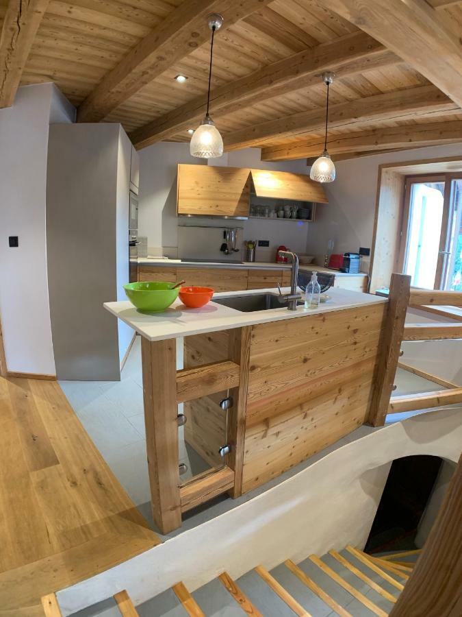 Le Gabion, luxueux appartement avec 10 couchages et sauna, Serre chevalier Vallée Saint-Chaffrey Exterior foto