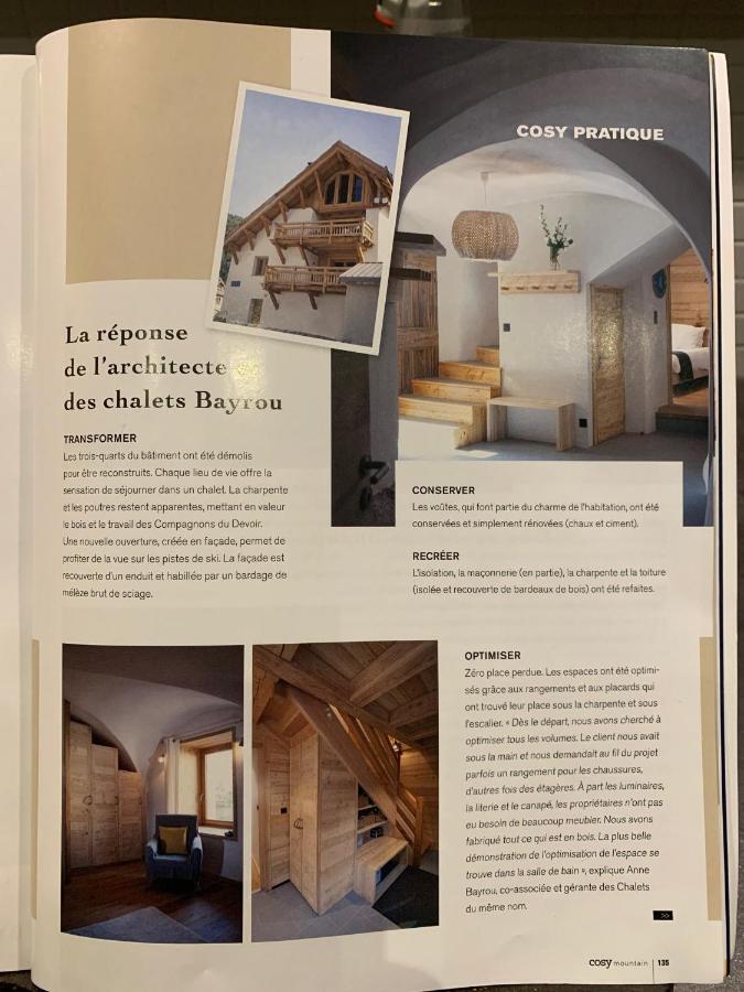 Le Gabion, luxueux appartement avec 10 couchages et sauna, Serre chevalier Vallée Saint-Chaffrey Exterior foto